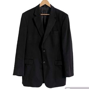 Jos. A. Bank Black 100% Cashmere Men's Sports Blazer Jacket Excellent Cond 43 LG